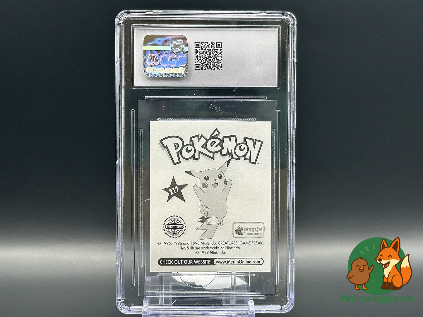 Graded Abra - Pokemon Merlin (1998) - CGC Mint 9