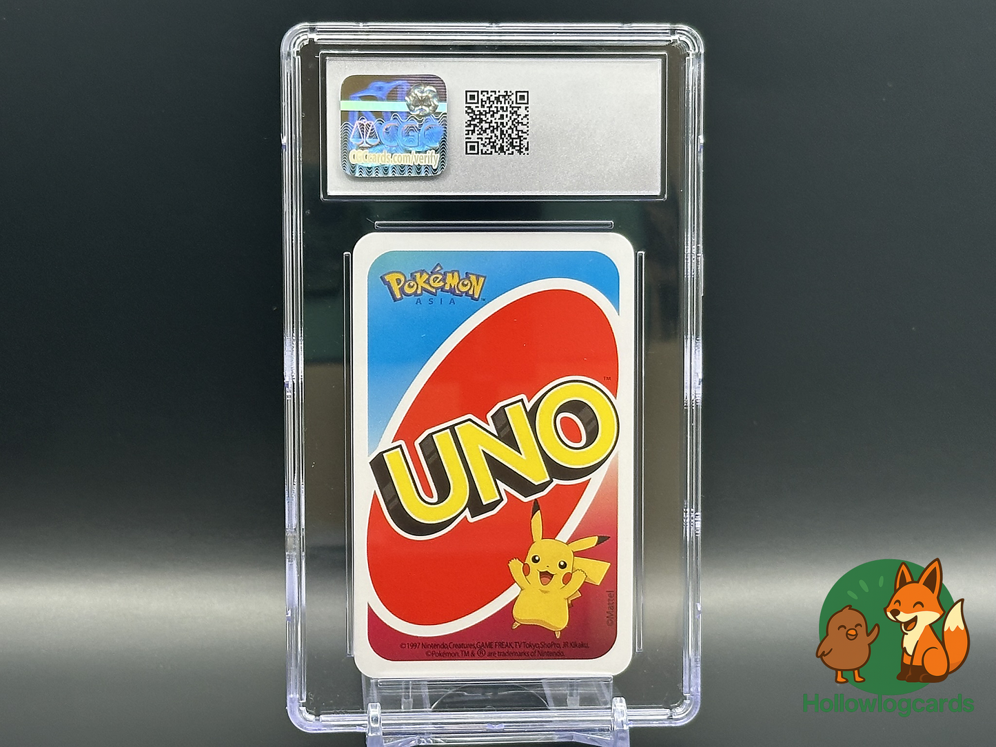 GRADED - Scorbunny – Pokémon UNO (2019) – CGC 9.5 – Yellow 2