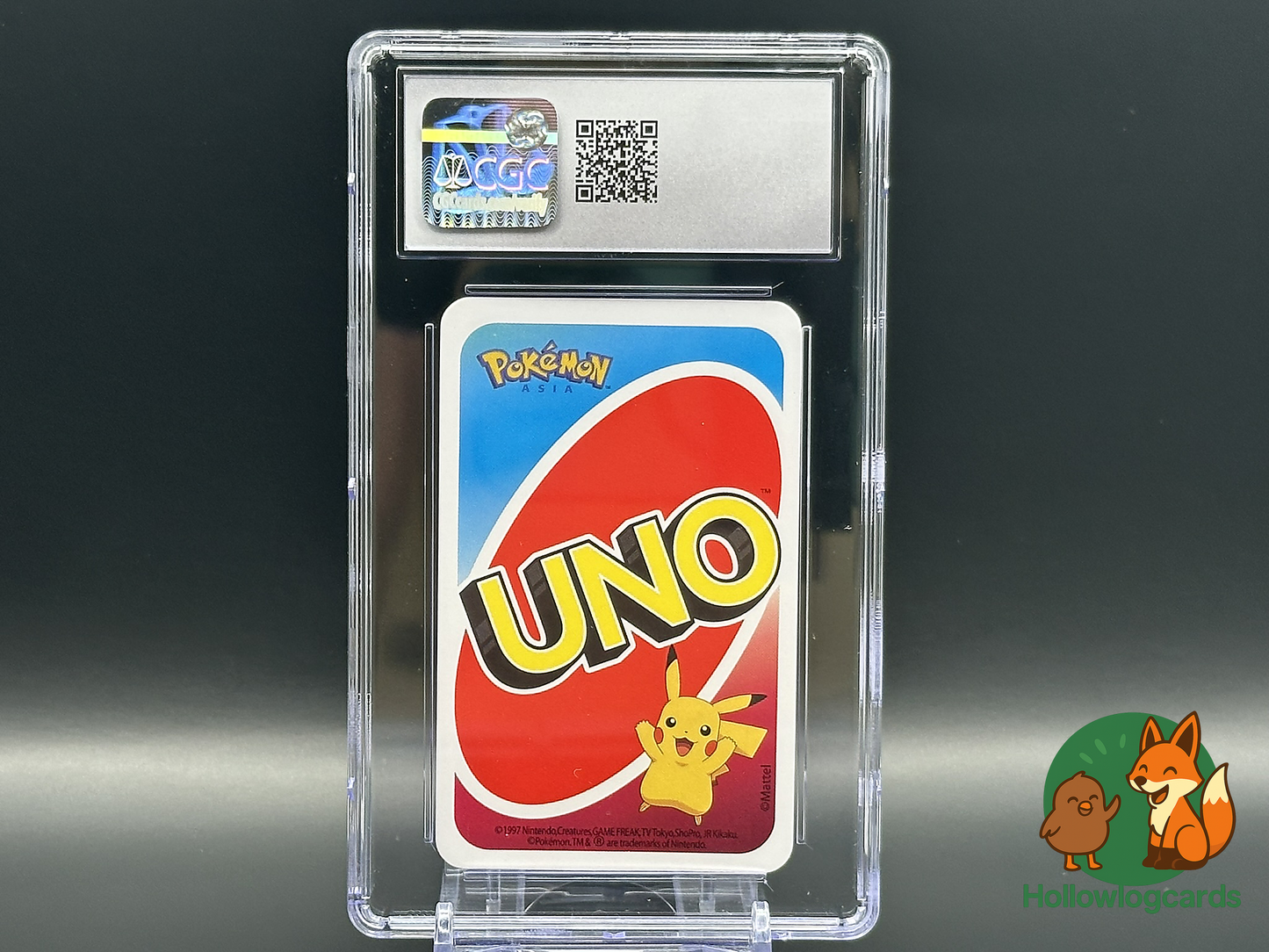 Graded Greninja - Pokemon UNO - Wild Card - CGC NM/Mint+ 8.5