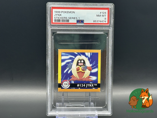Graded Jynx - Pokémon Stickers Series 1 124 - PSA 8