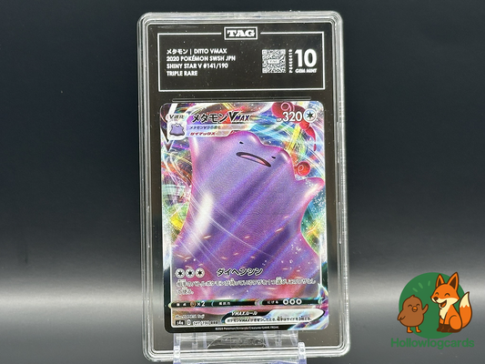 Graded Ditto VMAX - Shiny Star V 141/190 - (JAP) - TAG 10