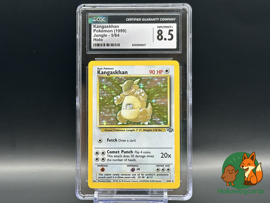 Graded Kangaskhan (5/64) - Jungle - Holo - CGC 8.5 - WOTC