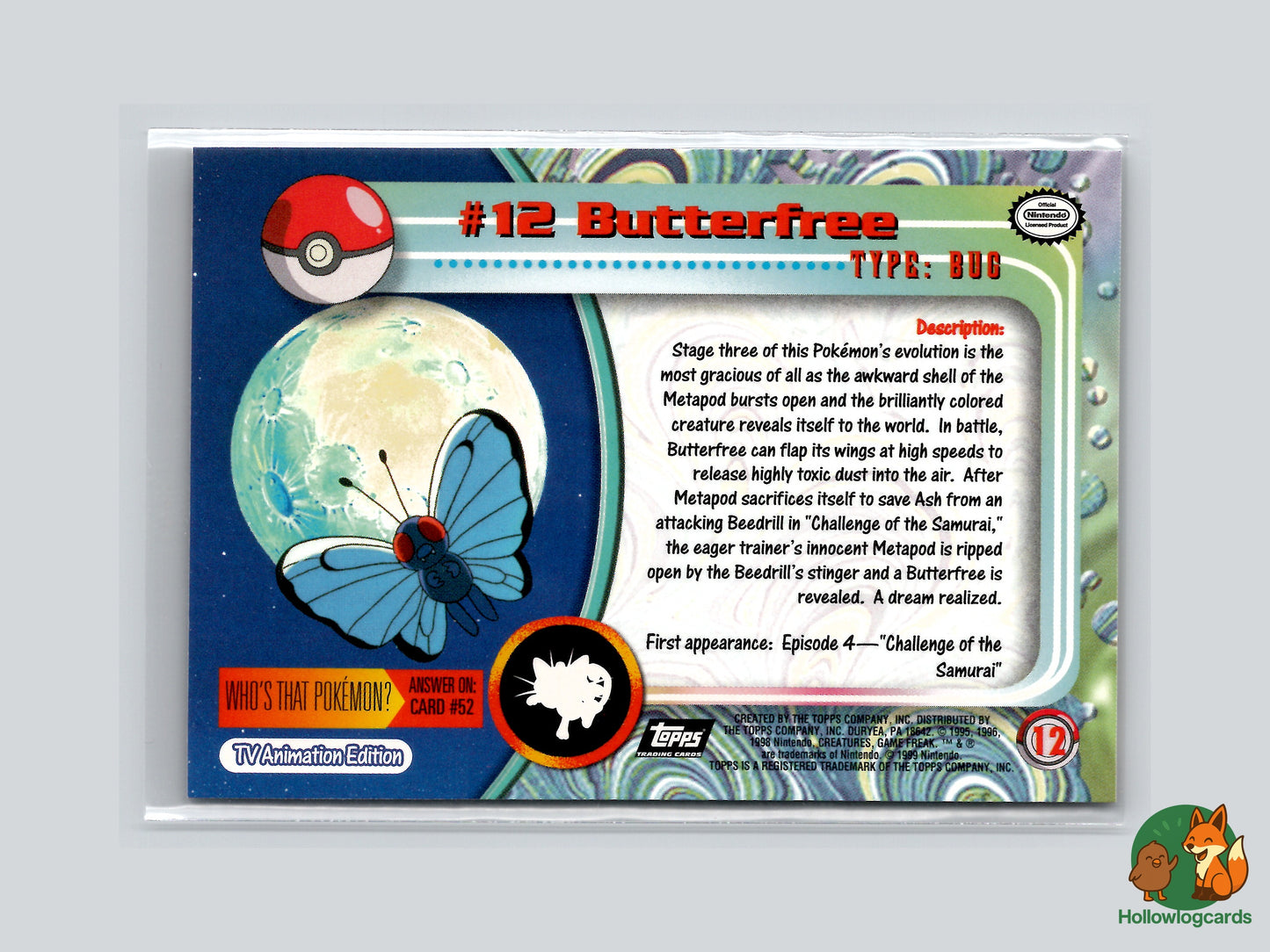Butterfree - #12 - Topps
