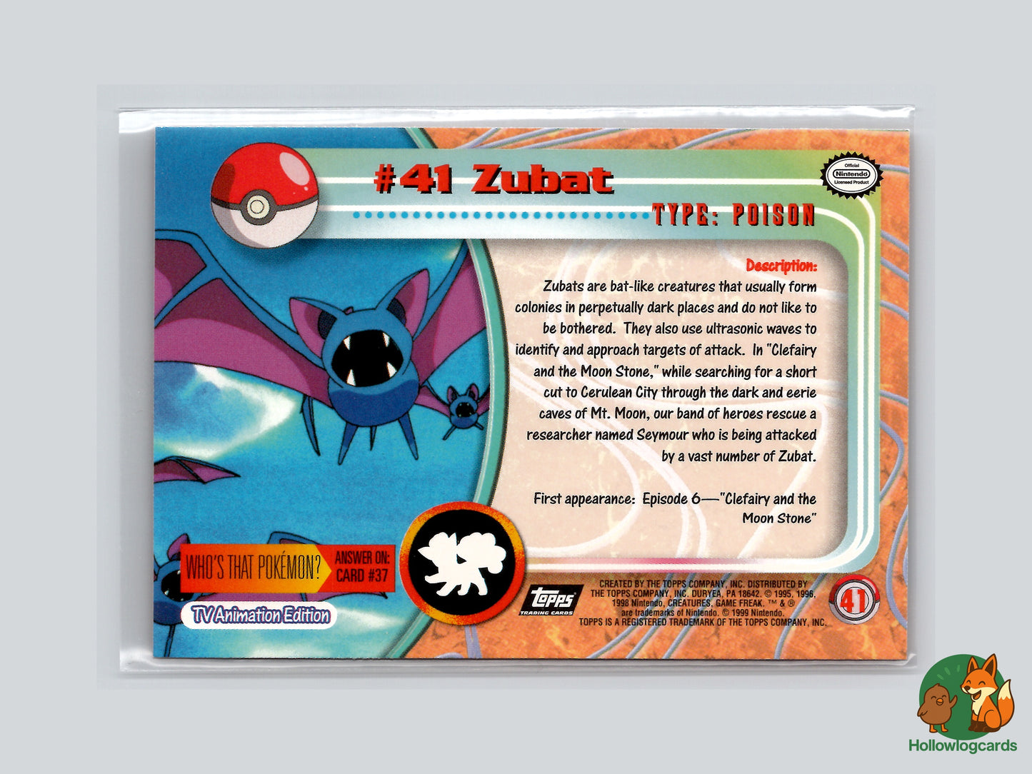 Zubat - #41 - Topps
