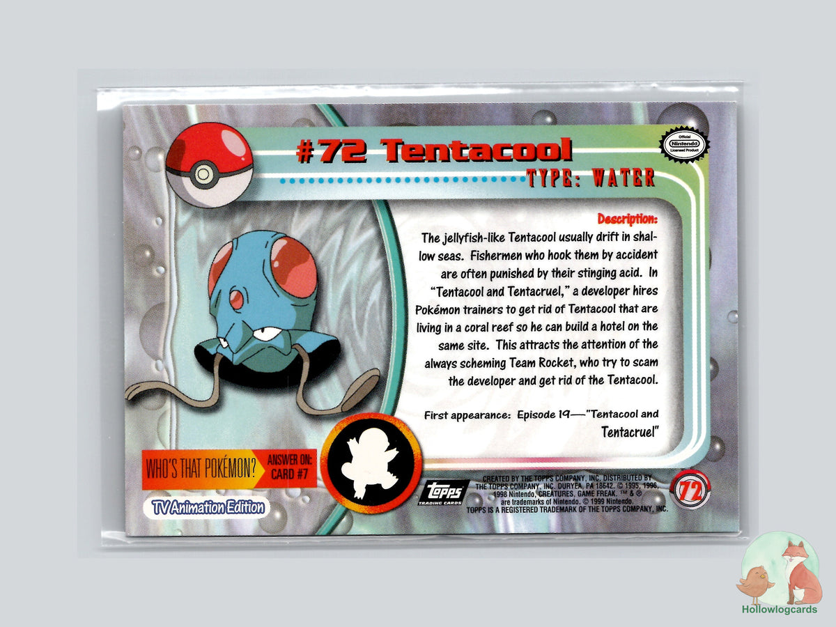 Tentacool (#72) - Topps Trading Cards Series 1