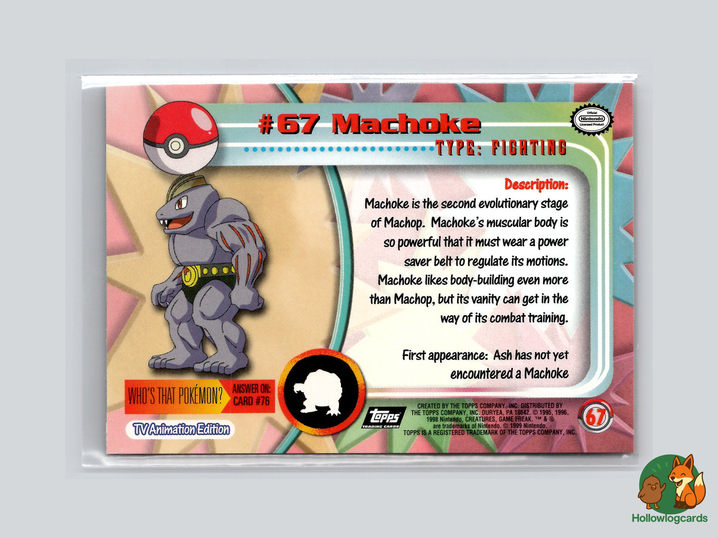 Machoke - #67 - Topps