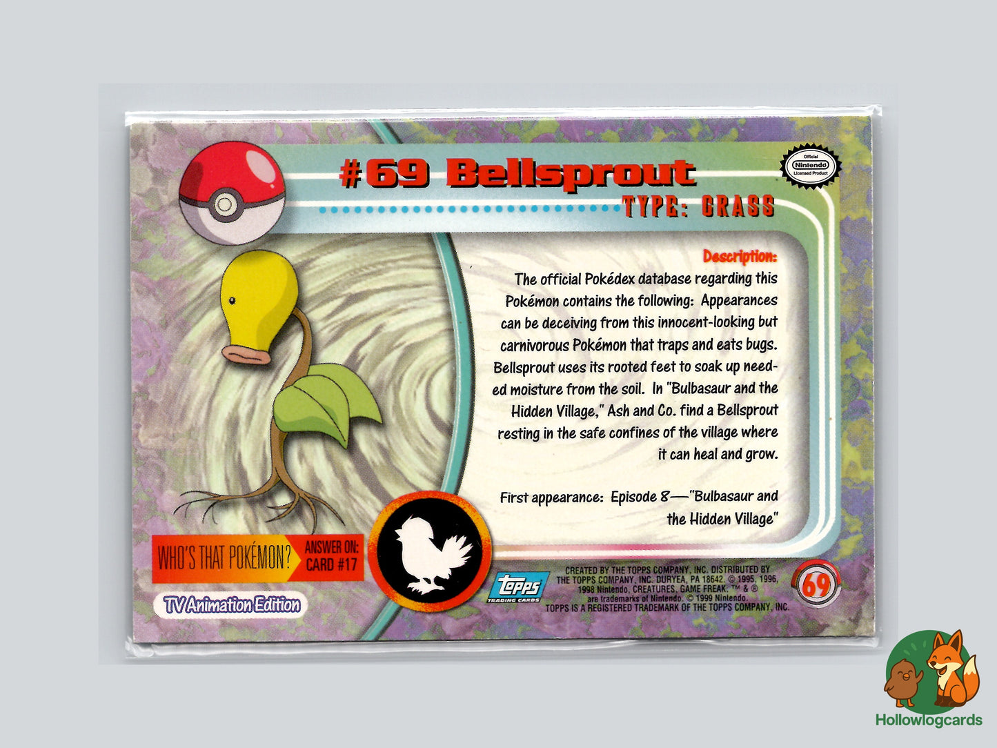 Bellsprout 69 - Holo Chrome - Topps