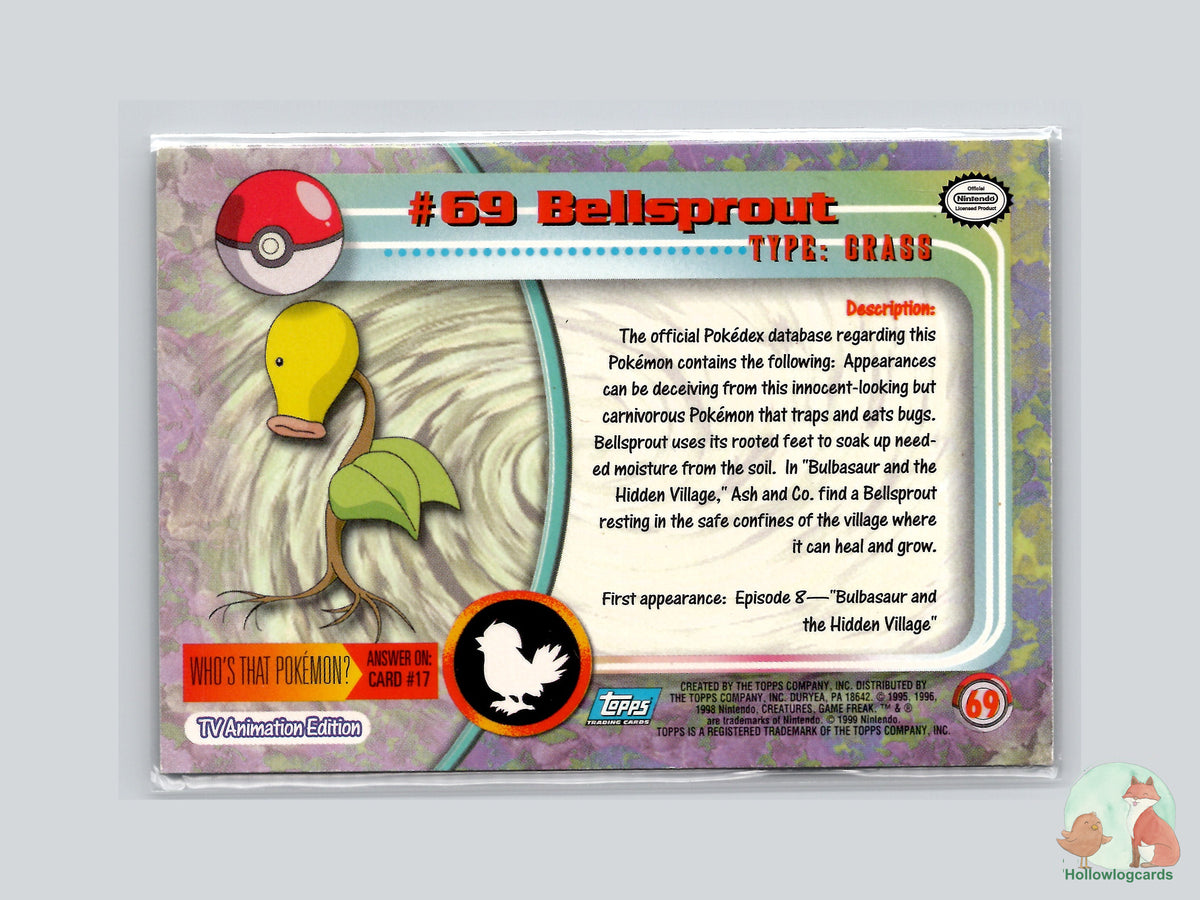 Bellsprout 69 (#69) Chrome Foil - Topps Trading Cards Series 1