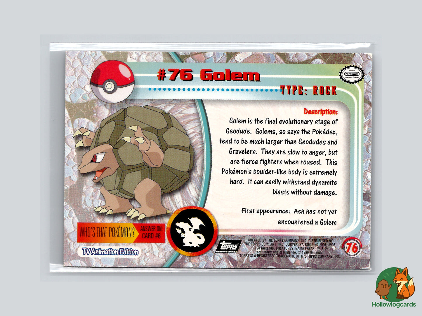Golem (#76) Chrome Foil - Topps Trading Cards Series 1