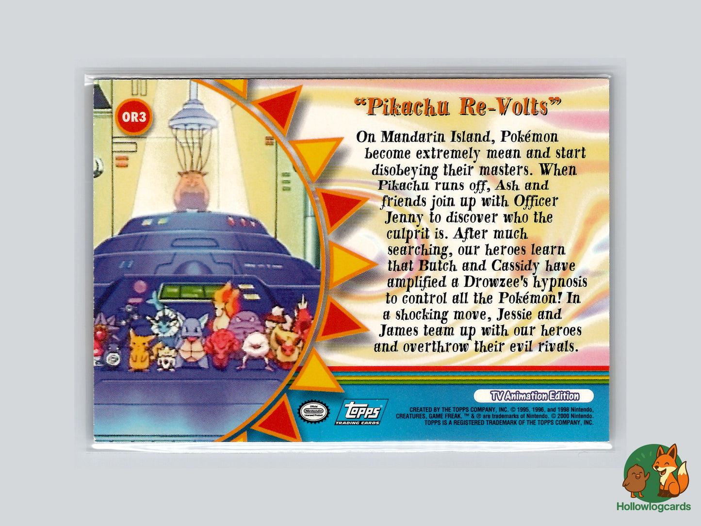 Pikachu Re-Volts - OR3 - Orange Islands - Topps
