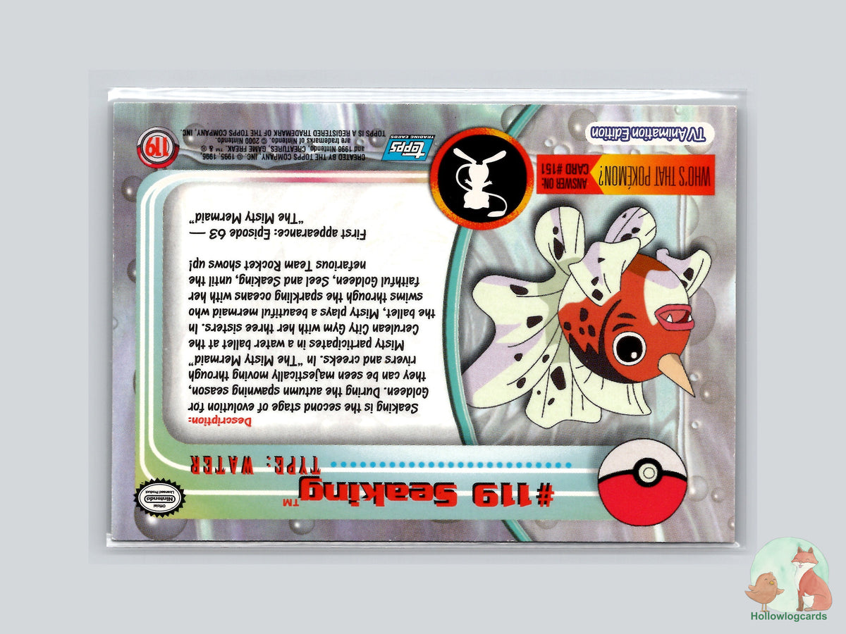 Seaking (#119) Rainbow Foil - Topps Trading Cards Series 3