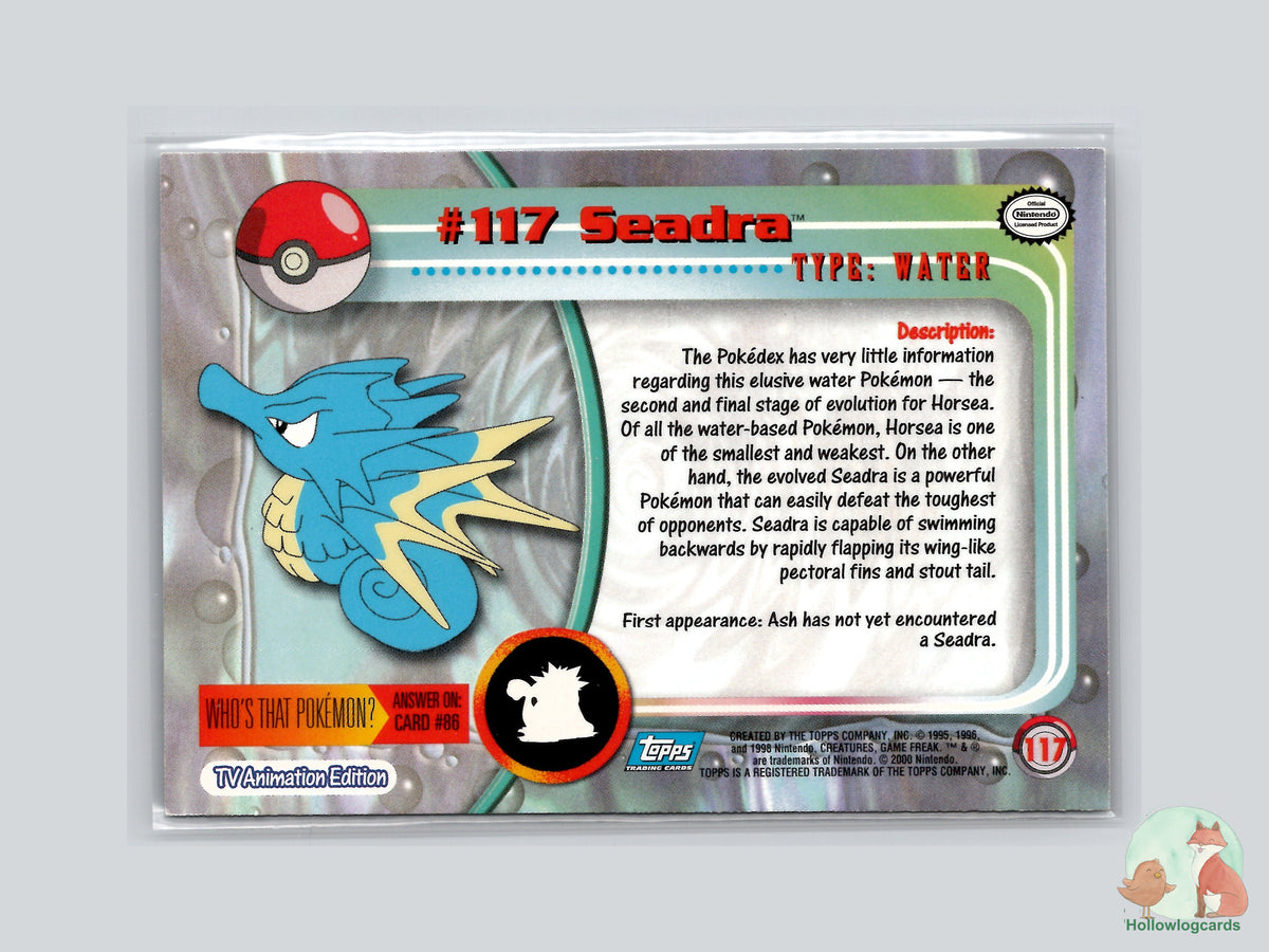 Seadra (#117) - Topps Trading Cards Series 2