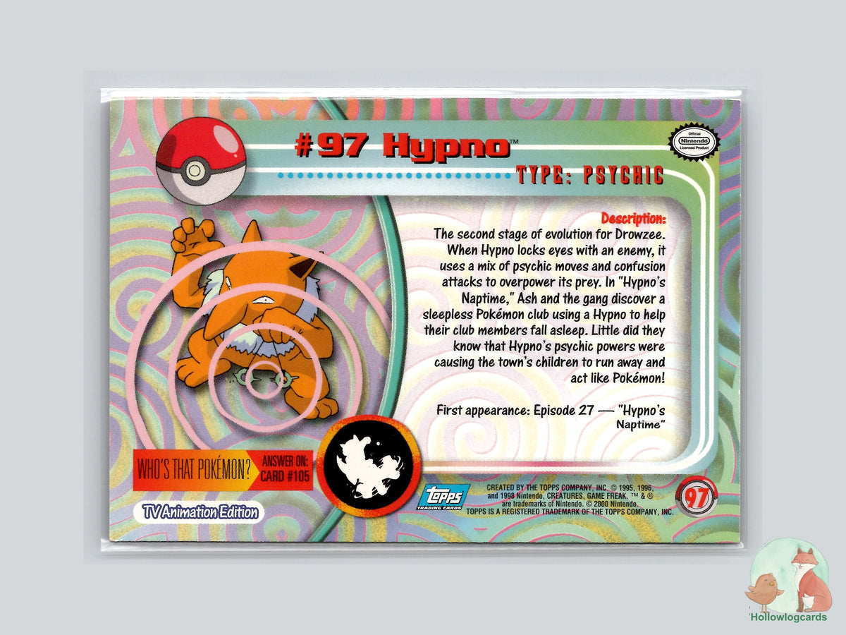 Hypno (#97) - Topps Trading Cards Series 2