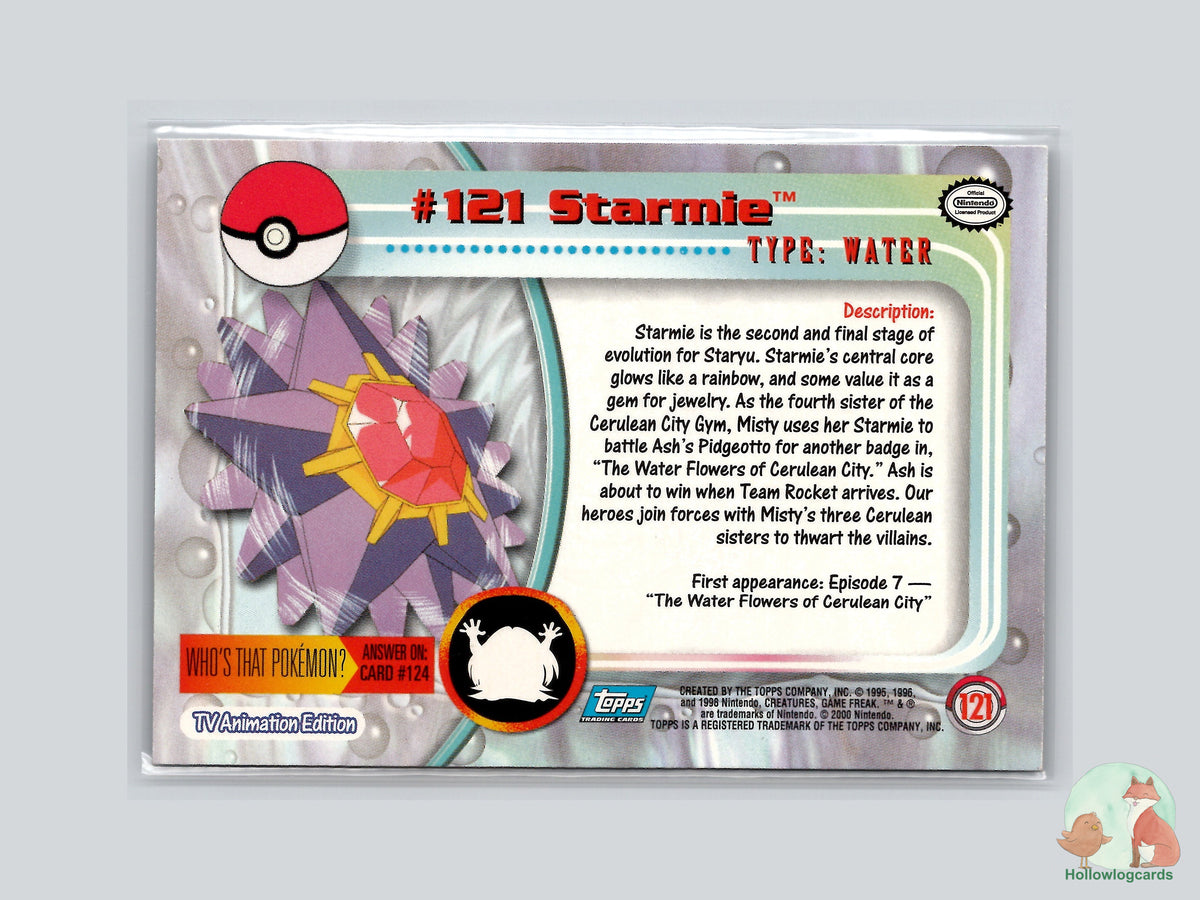 Starmie (#121) - Topps Trading Cards Series 3