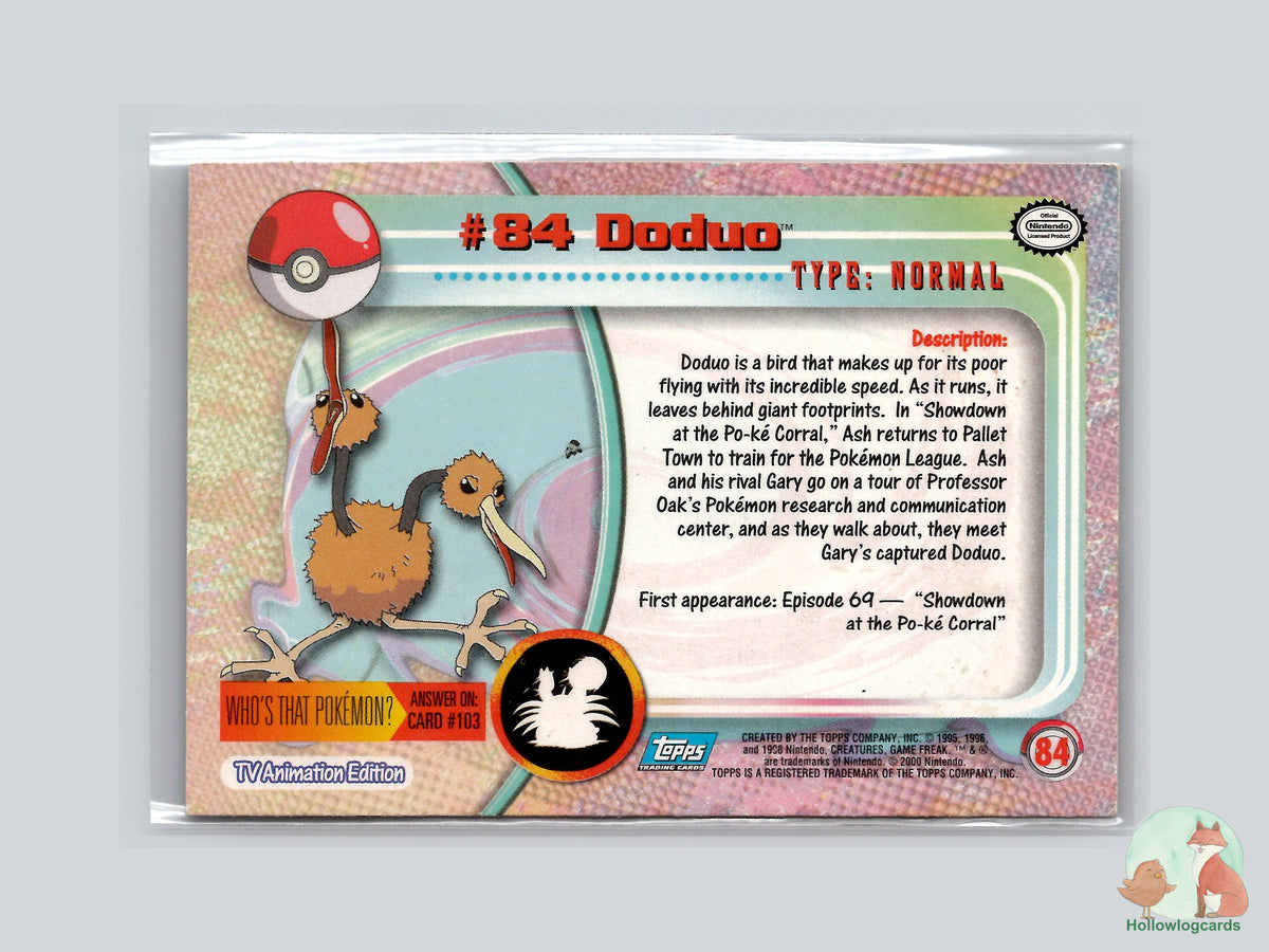 Doduo (#84) - Topps Trading Cards Series 2