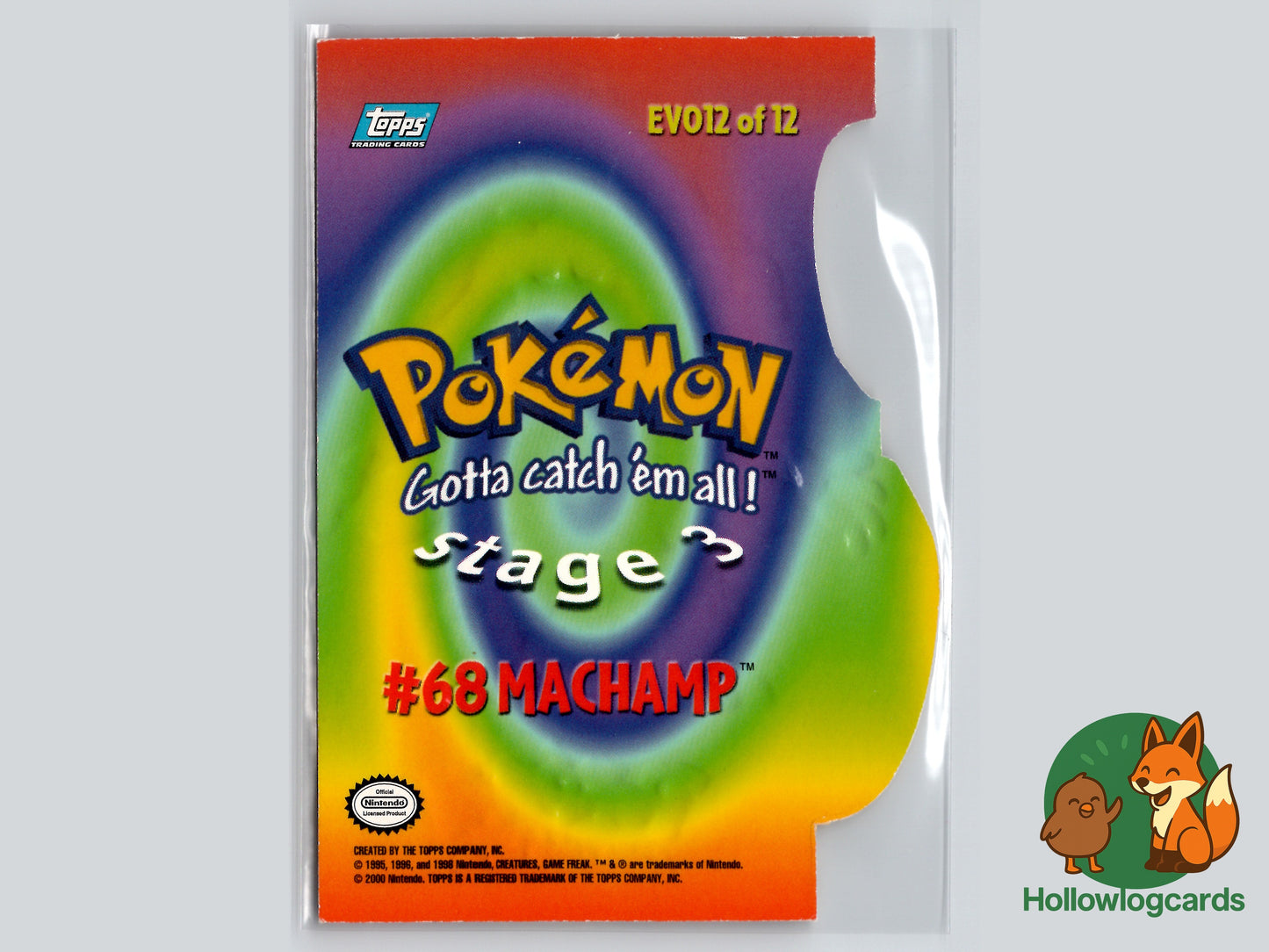 Machamp #EVO12 - Topps Die Cut