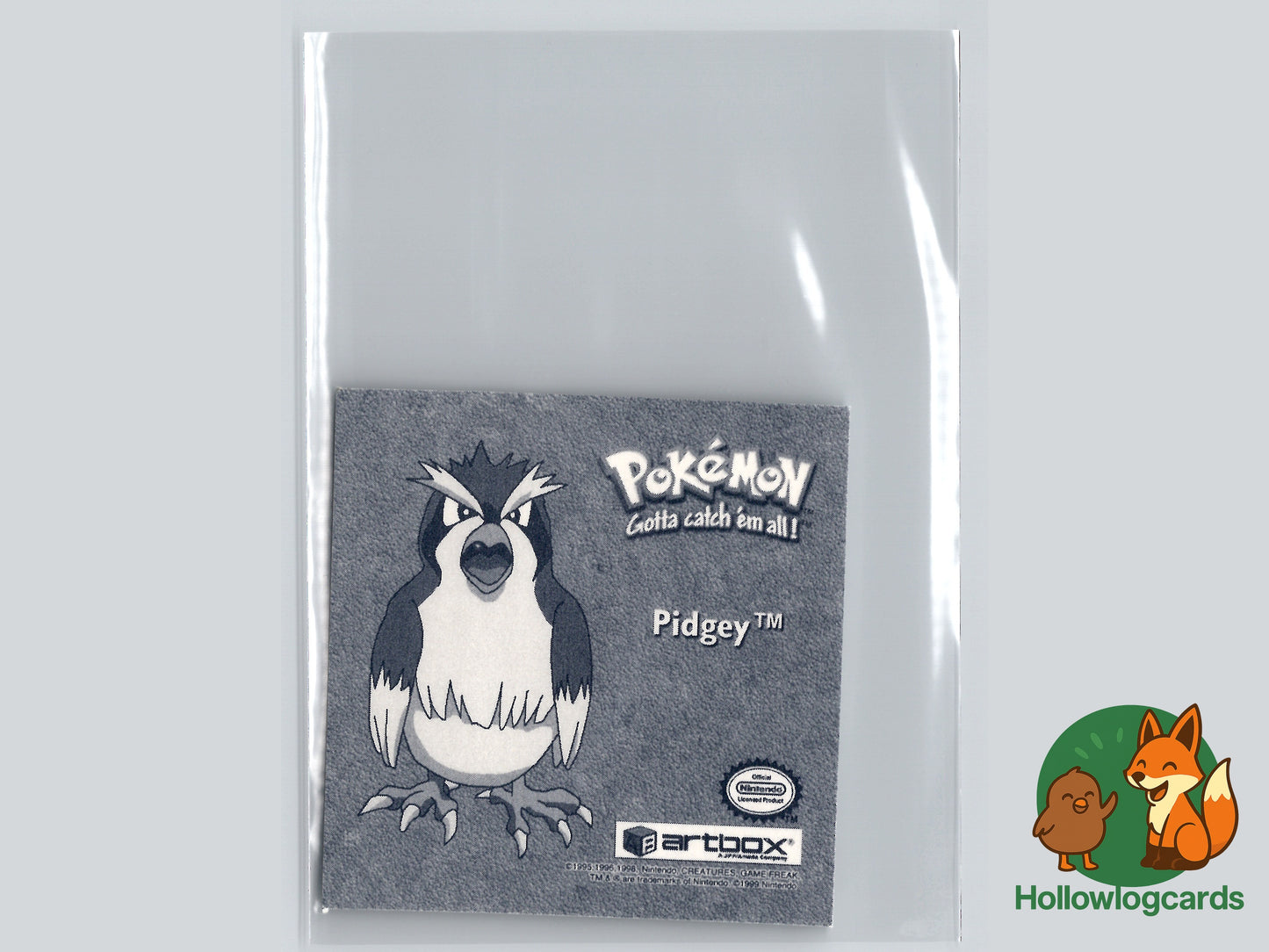 Spearow / Pidgey Prism - (Error) - Pr19 - Artbox Sticker - Nintendo