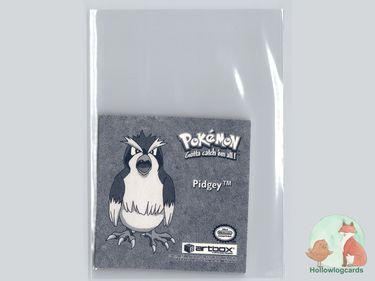 Spearow / Pidgey Prism - (Error) - Pr19 - Artbox Sticker - Nintendo