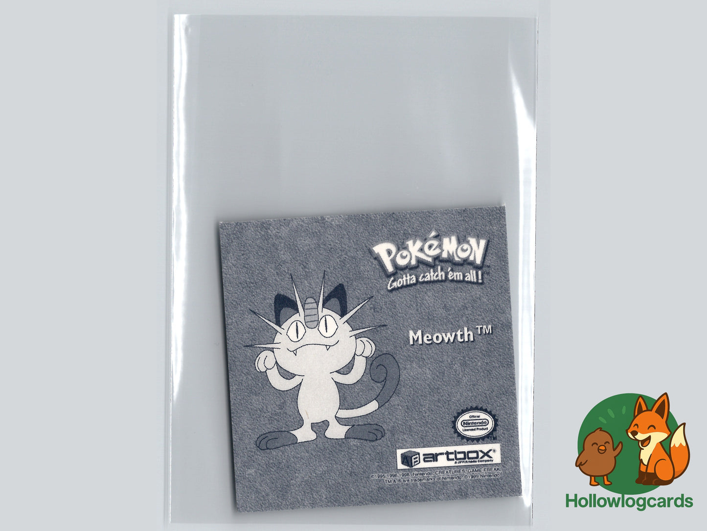 Meowth (Detective) Holo - Pr10 - Artbox Sticker - Nintendo