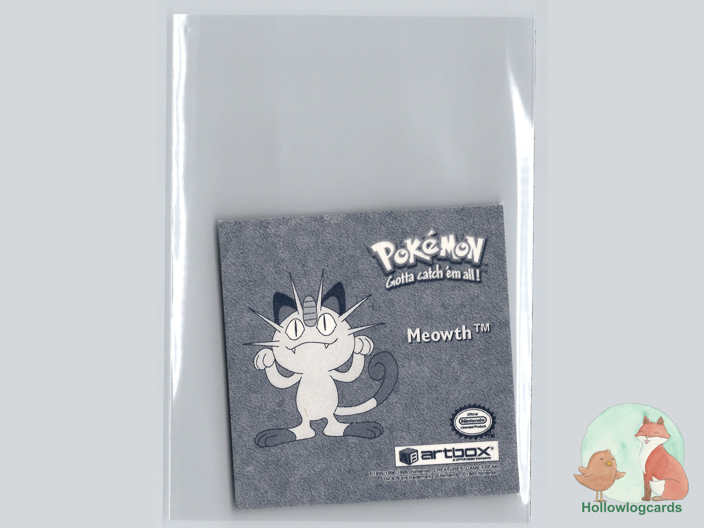 Meowth (Detective) Holo - Pr10 - Artbox Sticker - Nintendo