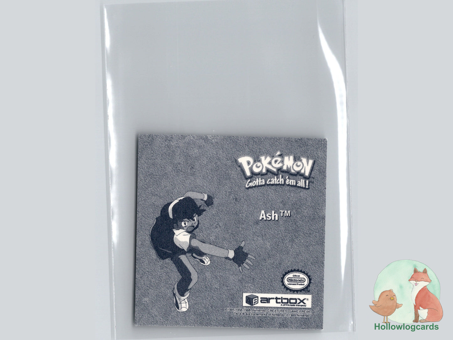 Ash Ketchum (Close-up) Holo - Pr07 - Artbox Sticker - Nintendo