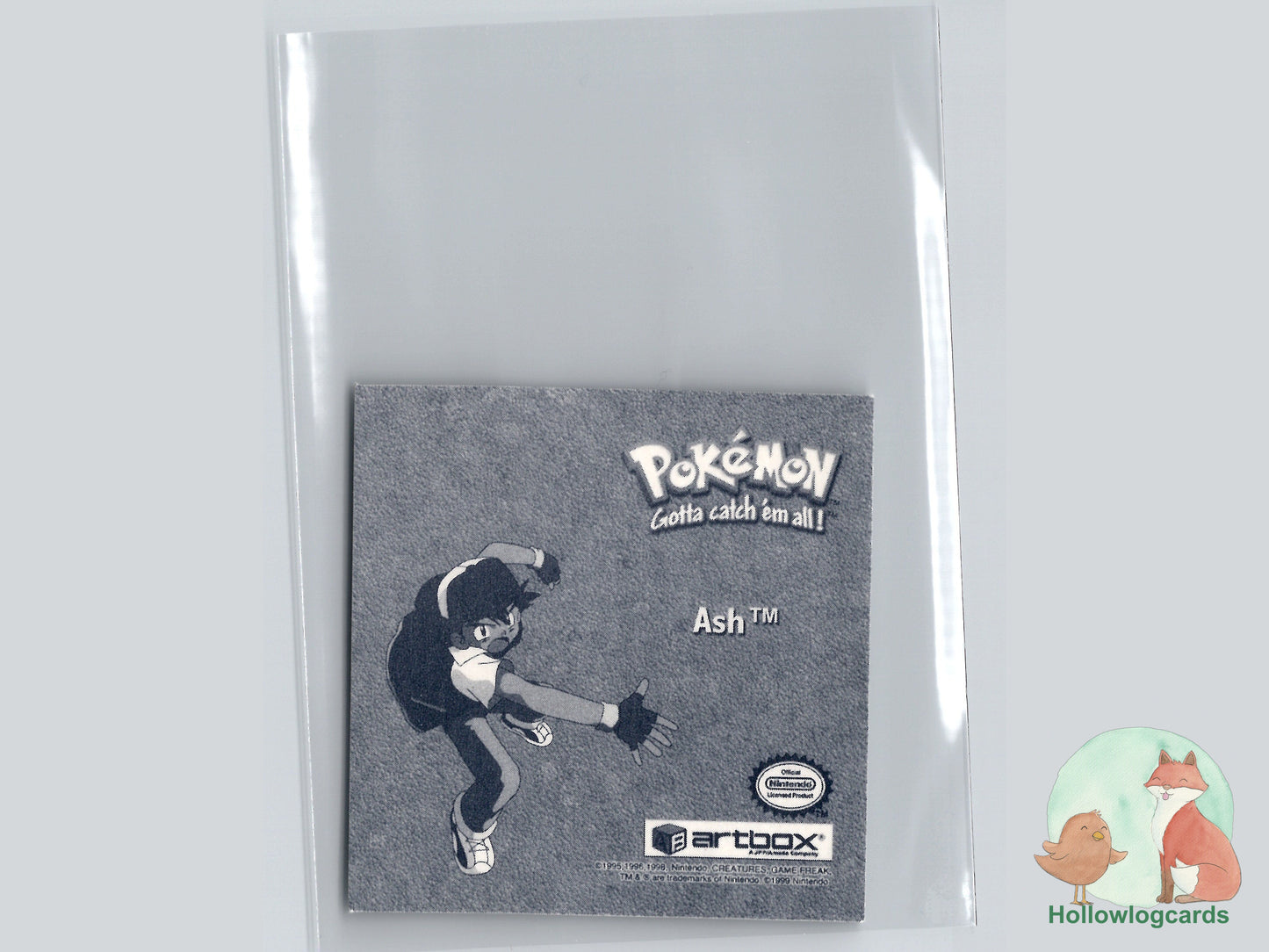 Ash Ketchum (Sweatdrop) Holo - Pr18 - Artbox Sticker - Nintendo