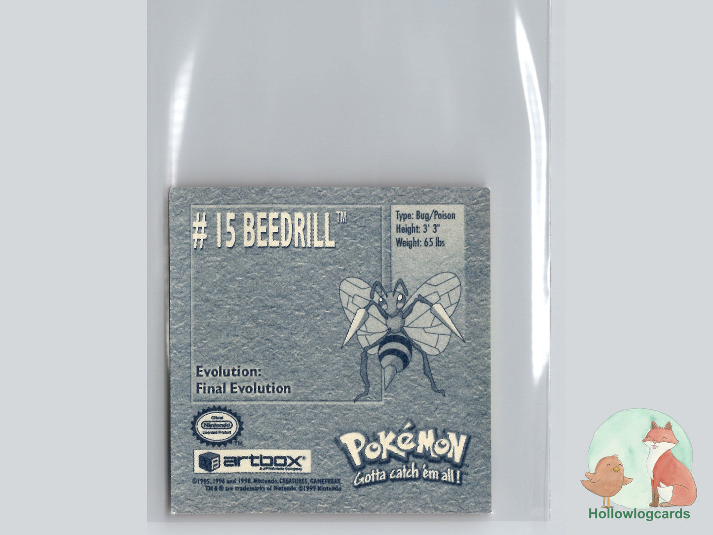 Beedrill - 15 - Artbox Sticker - Nintendo