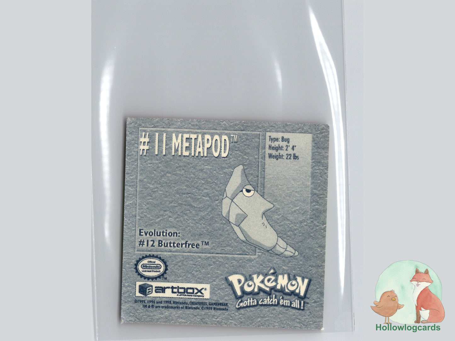 Metapod - 11 - Artbox Sticker - Nintendo