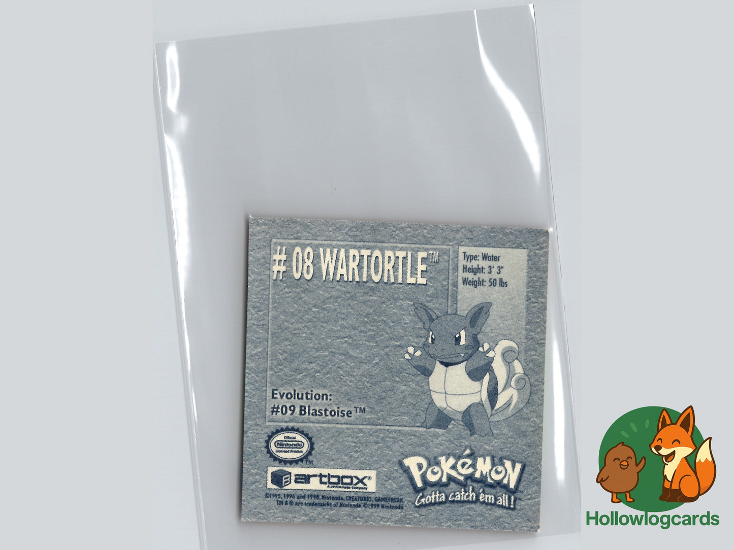 Wartortle - 08 - Artbox Sticker - Nintendo