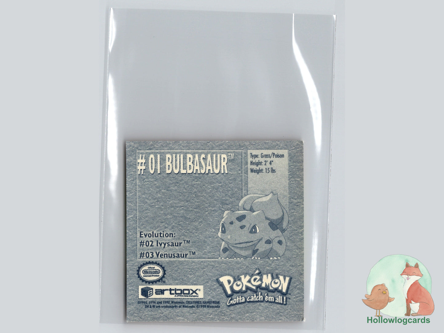 Bulbasaur - 01 - Artbox Sticker - Nintendo