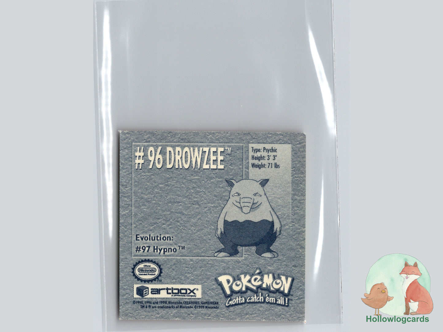 Drowzee - 96 - Artbox Sticker - Nintendo