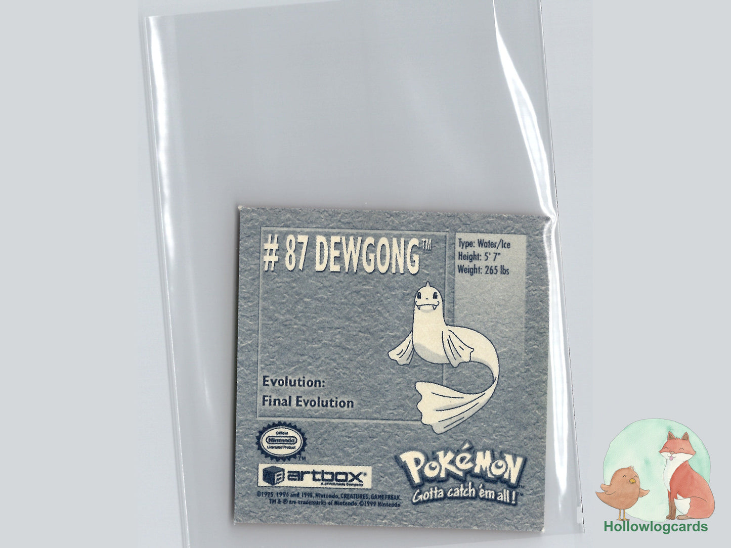Dewgong - 87 - Artbox Sticker - Nintendo