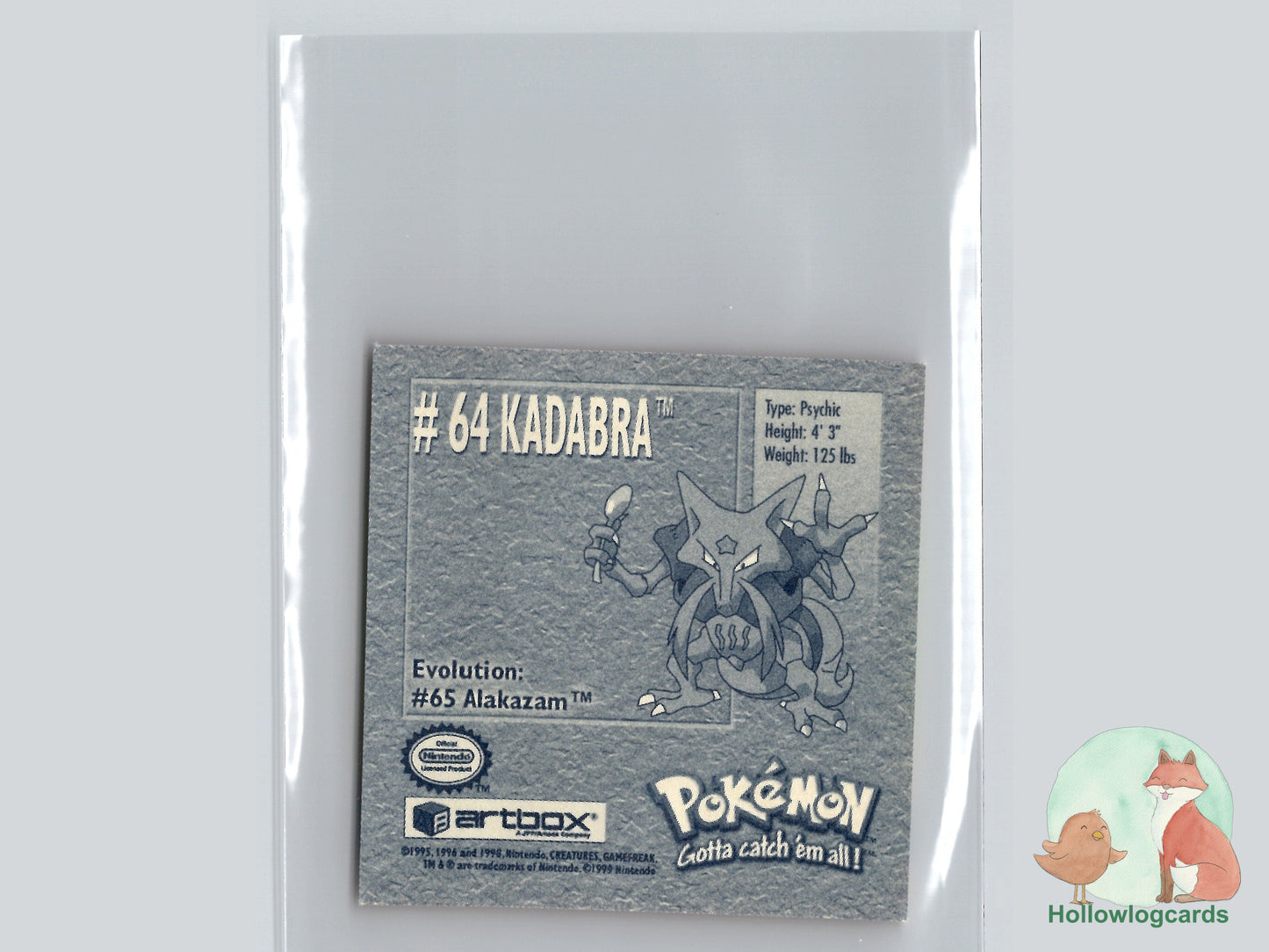 Kadabra - 64 - Artbox Sticker - Nintendo