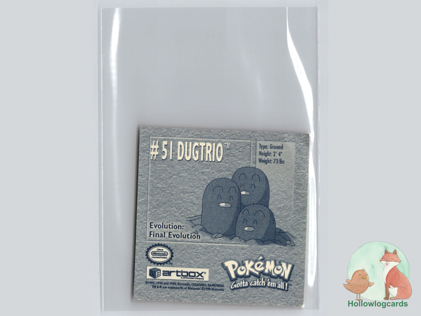 Dugtrio - 51 - Artbox Sticker - Nintendo