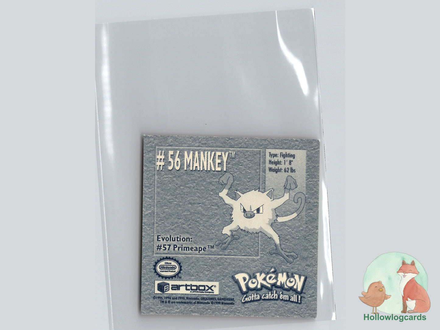 Mankey - 56 - Artbox Sticker - Nintendo