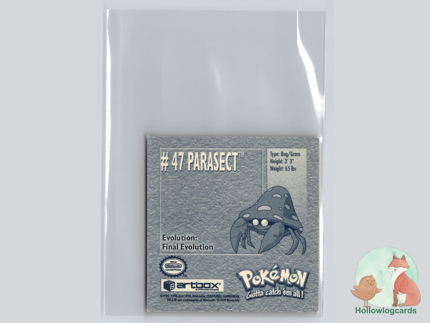 Parasect - 47 - Artbox Sticker - Nintendo