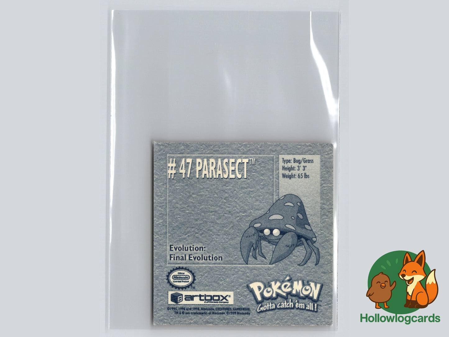 Parasect - 47 - Artbox Sticker - Nintendo