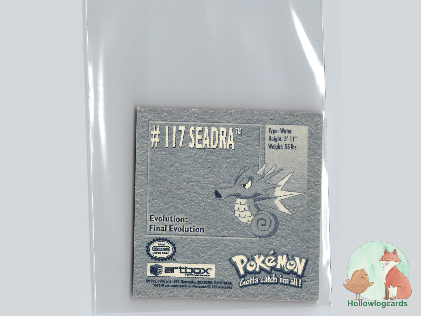 Seadra - 117 - Artbox Sticker - Nintendo