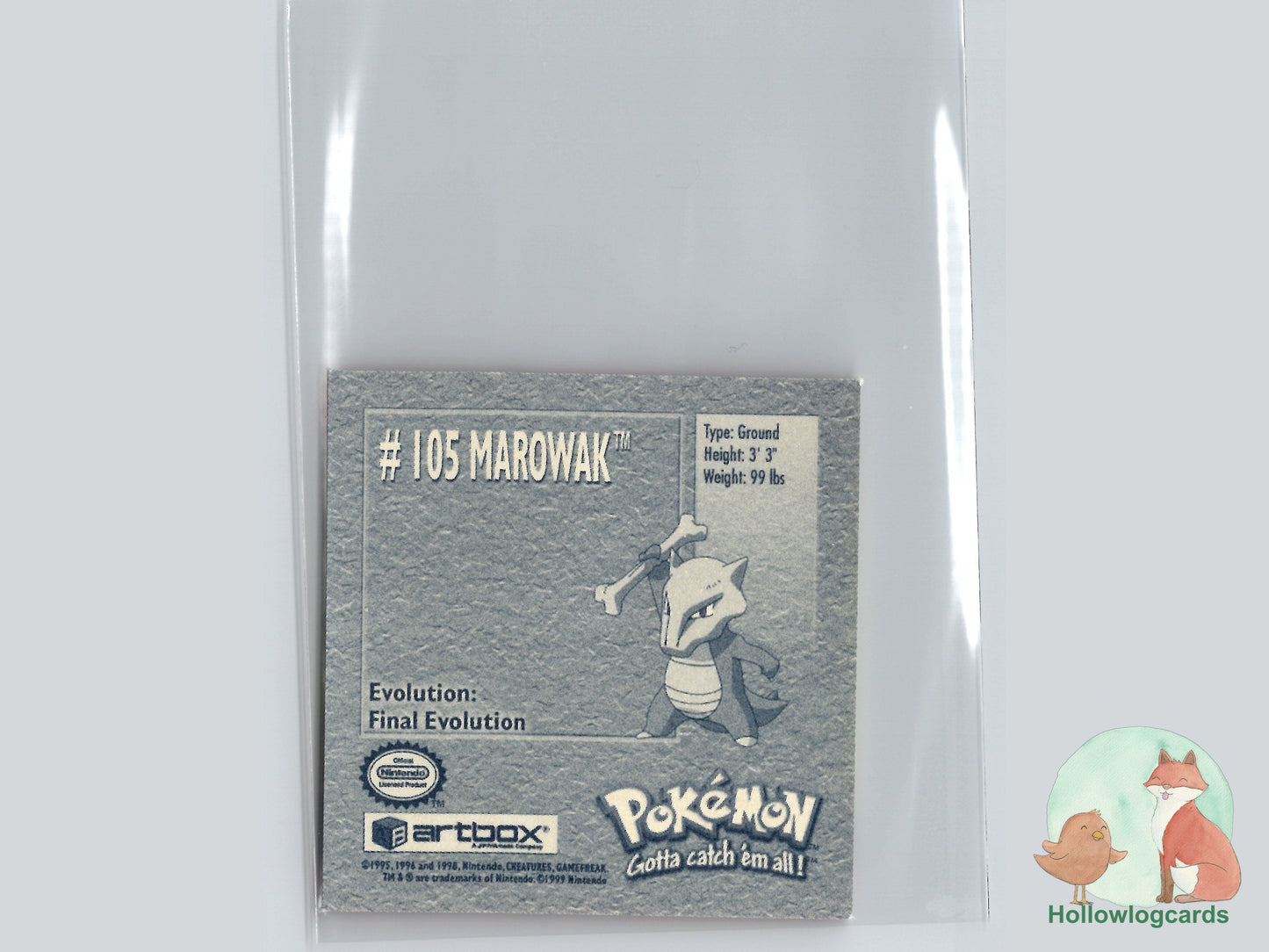 Marowak - 105 - Artbox Sticker - Nintendo