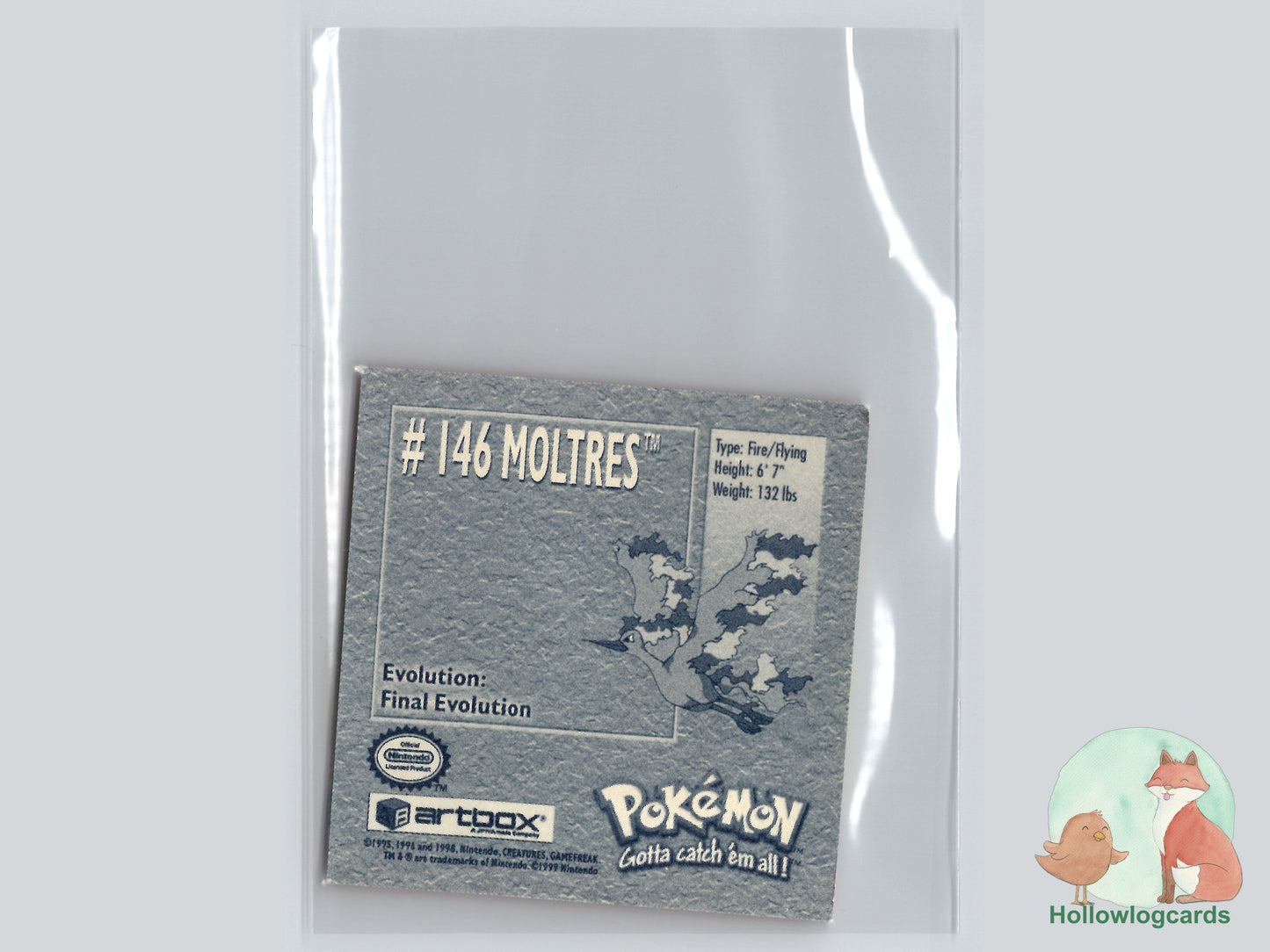 Moltres - 146 - Artbox Sticker - Nintendo
