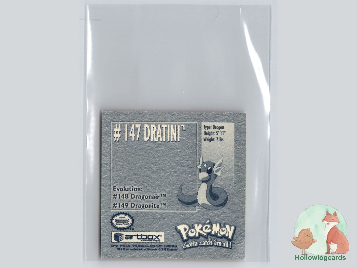 Dratini - 147 - Artbox Sticker - Nintendo