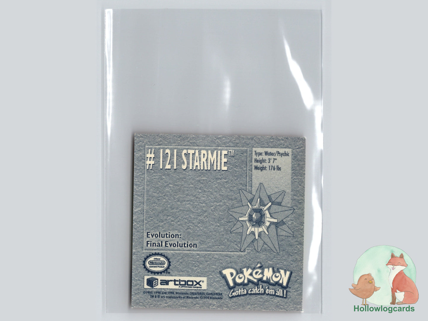 Starmie - 121 - Artbox Sticker - Nintendo