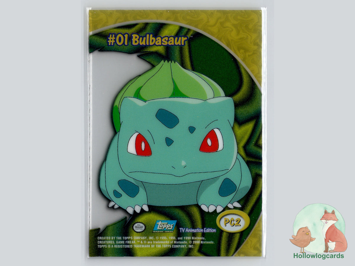Bulbasaur - TV (#1) Clear Card - Topps Clear Cards