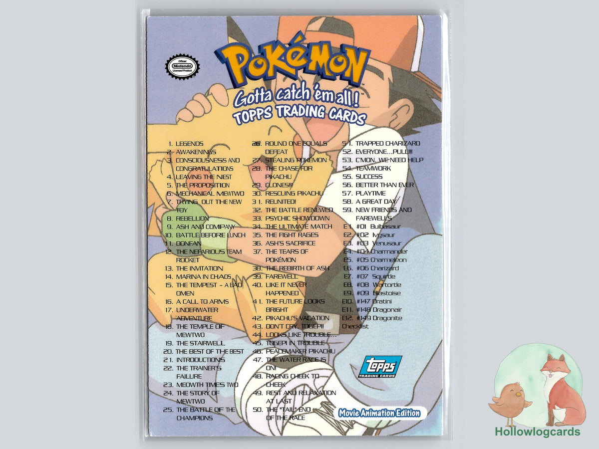 Checklist (#72) - Topps The First Movie Trading Cards