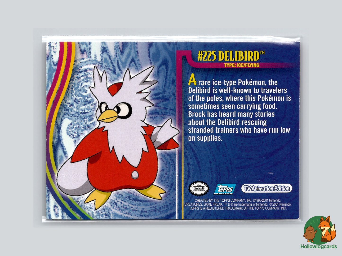 Delibird - #225 - Topps Johto
