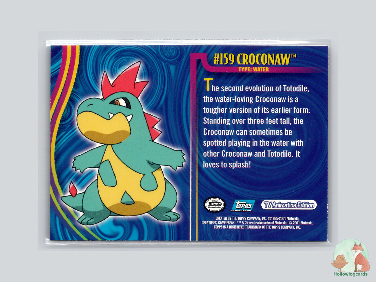 Croconaw (#159) - Topps Johto League Champions Trading Cards