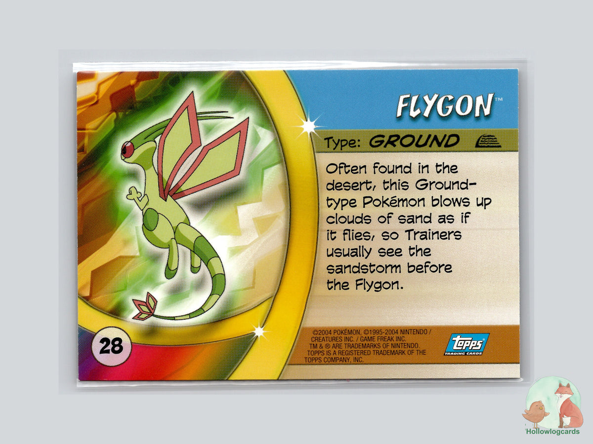 Flygon (#28) - Topps Advanced Trading Cards