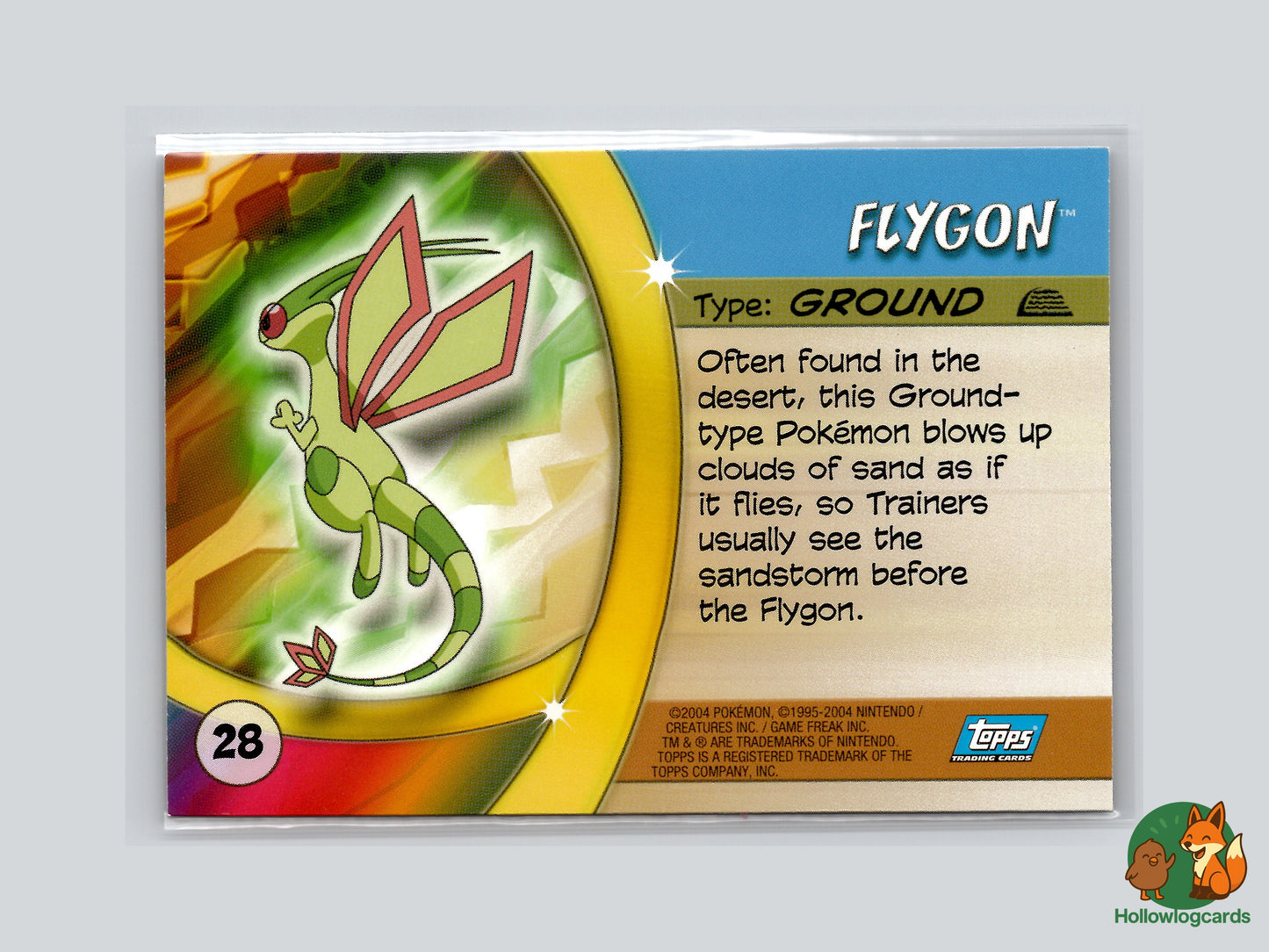 Flygon - #28 - Topps Pokémon Advanced
