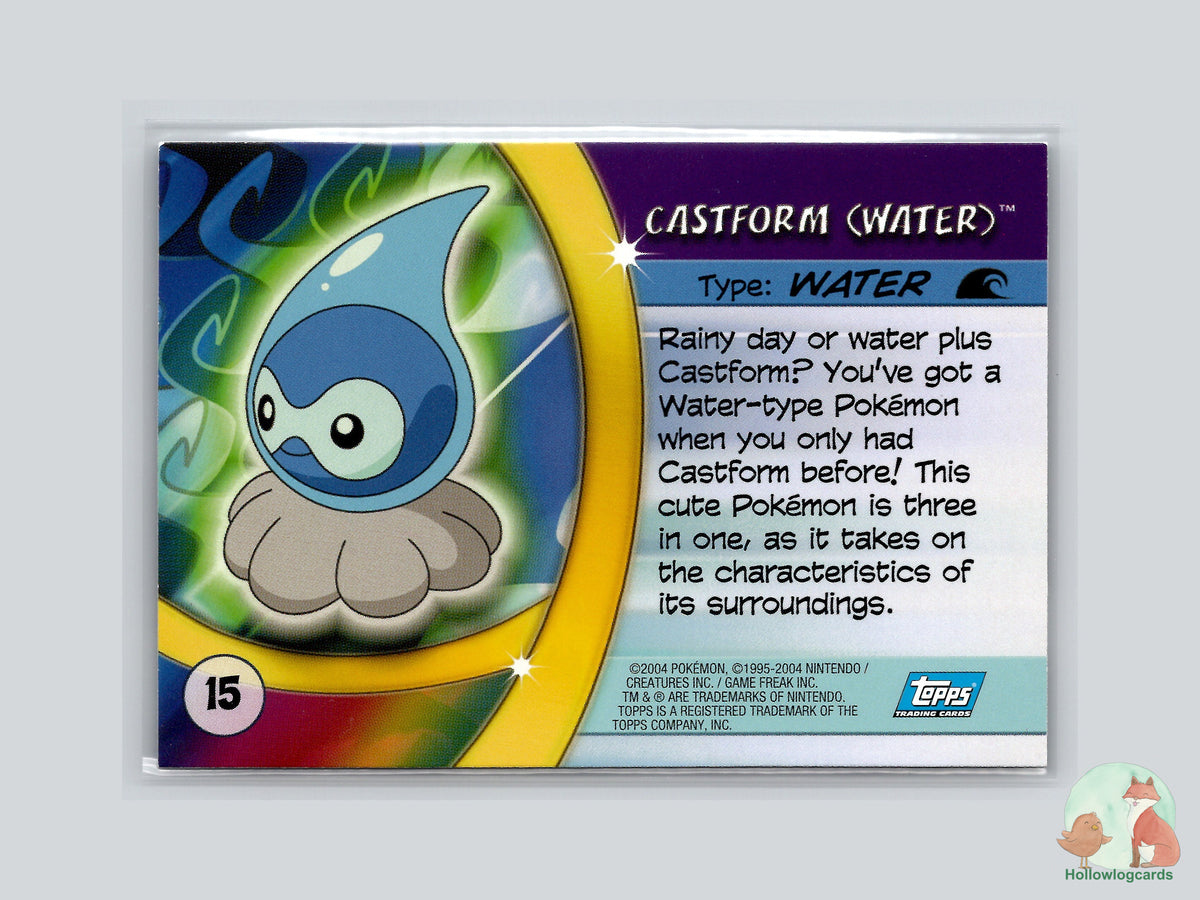 Castform (Water) (#15) - Topps Advanced Trading Cards