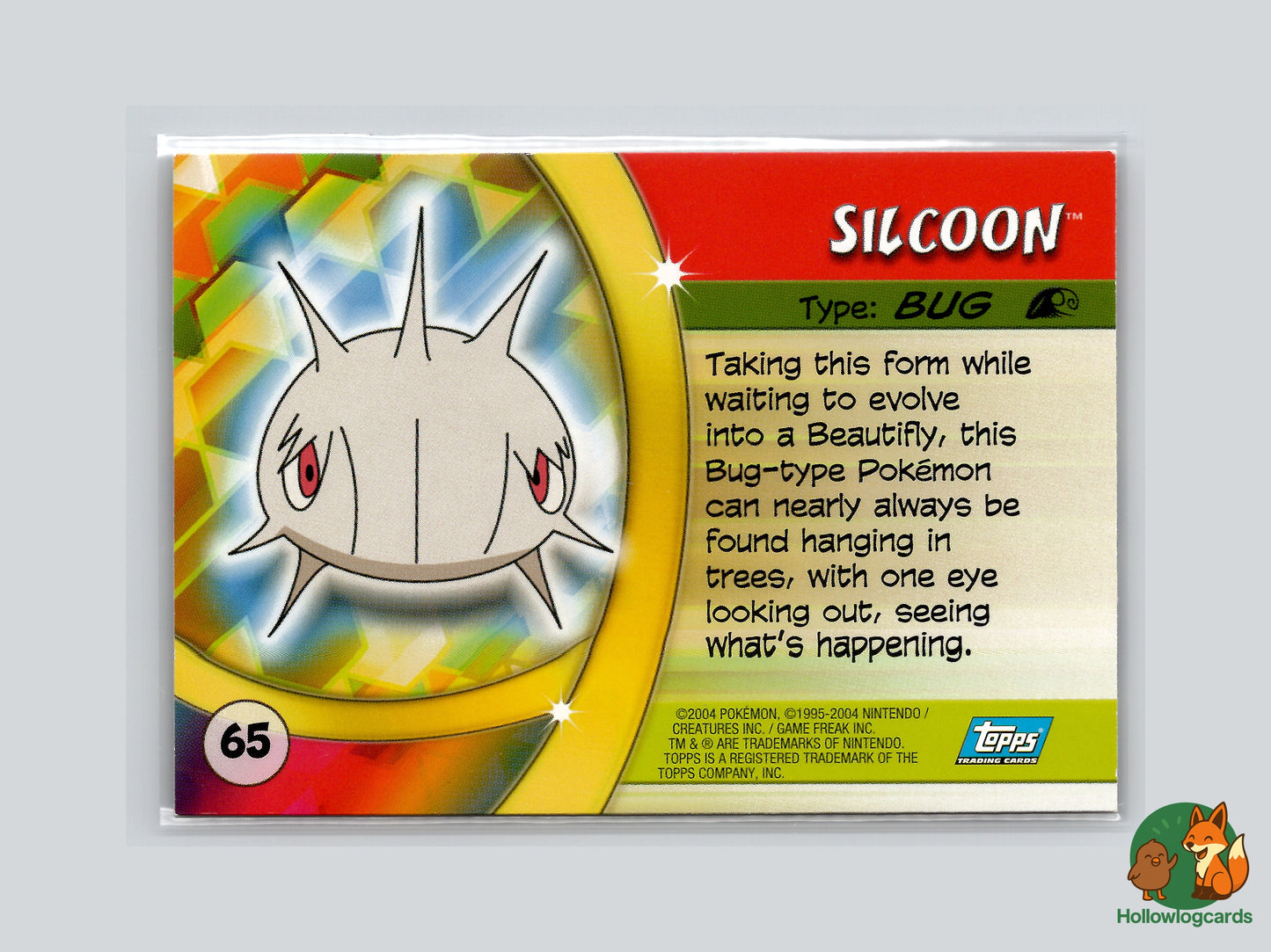 Silcoon - #65 - Topps Pokémon Advanced
